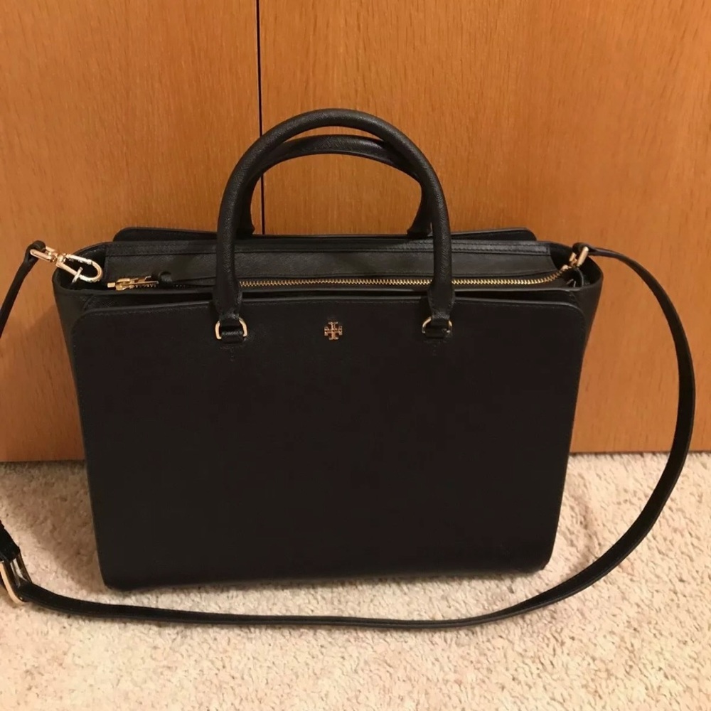 Tory Burch Large Robinson Zip Tote